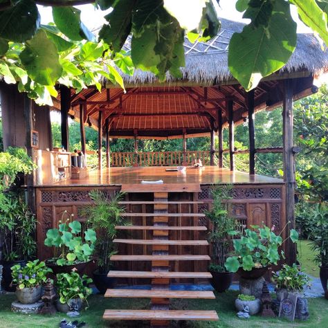 Tropical Yoga Studio, Outdoor Yoga Platform, Outdoor Yoga Space, Outdoor Yoga Studio, Deco Spa, Yoga Meditation Space, Yoga Platform, Yoga Garden, Light Yoga