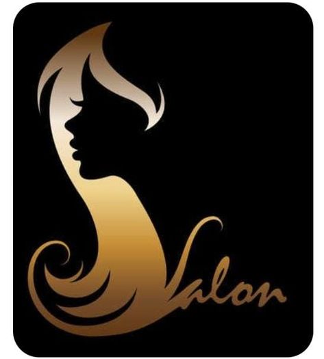 Abstract Hair Salon Art, Quote Drawings, Hair Logo Design, Women Silhouette, Hair Salon Logos, Salon Logo Design, Hair Logo, Beauty Salon Logo, Text Logo Design