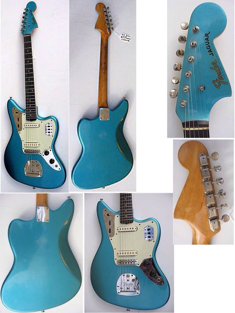 Gear Jaguar Guitar, Dream Guitar, Guitar Fender, Taylor Guitars, Lake Placid Blue, Fender Electric Guitar, Fender Vintage, Guitar Finishing, Telecaster Guitar