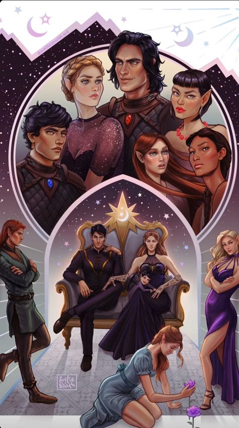 These Broken Stars, Acotar Funny, Acotar Fanart, Sara J Maas, Feyre And Rhysand, Book Fan Art, A Court Of Wings And Ruin, Acotar Series, Court Of Mist And Fury