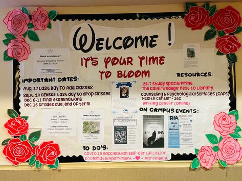 Resident Assistant Bulletin Boards Welcome, Ra Information Bulletin Board, Welcome Ra Boards, Ra Welcome Board, Ra Bulletin Board Ideas Welcome College, Welcome Bulletin Boards College, Ra Welcome Bulletin Boards, Welcome Back Ra Bulletin Boards, College Counseling Office