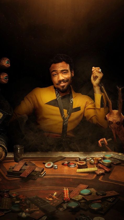 Lando Calrissian Donald Glover, Disney Play, Solo A Star Wars Story, Lando Calrissian, Star Wars Movies, Donald Glover, Childish Gambino, Movie Wallpapers, Han Solo