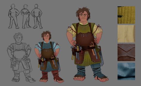 Carpenter Character Design, Dnd Halfling Character Design, Halfling Bard Female, Old Halfling, Evil Halfling, Talenta Halfling, Art Class, Art Classes, Board Games