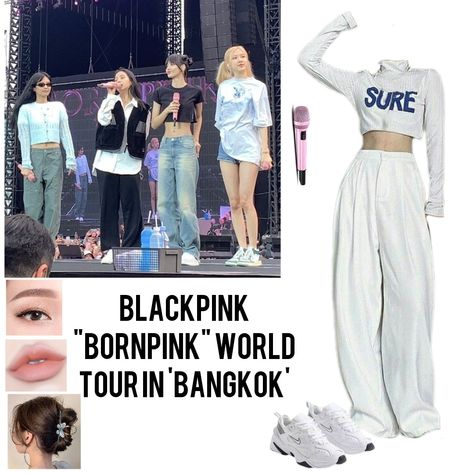 Blackpink Coachella Outfits 5th Member, Blackpink Fifth Member Outfit, Blackpink Rehearsal, Blackpink Outfits Stage, Blackpink Outfits Inspired, Blackpink Fifth Member, Blackpink Coachella Outfits, Blackpink 5th Member, Cochella Outfits