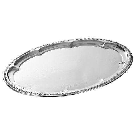 EasyDish Silver Effect Polished Round Serving Tray Dinner Platter Tableware Drinks Tea Metal Dinner Dish Plate: Amazon.co.uk: Kitchen & Home Dinner Platter, Acrylic Drawer Organizer, Tray Dinner, Gold Serving Tray, Flat Inspiration, Dinner Tray, Serving Tray Set, Drinks Tea, Round Serving Tray