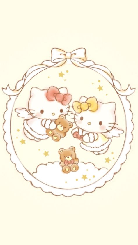 Vintage Hello Kitty, Pink Wallpaper Hello Kitty, Hello Kitty Aesthetic, Hello Kit, Hello Kitty Backgrounds, Hello Kitty Art, Sanrio Wallpaper, Hello Kitty Iphone Wallpaper, Hello Kitty Pictures