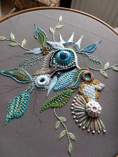 Victorian Embroidery, Hand Embroidery, Needlework, Stitching, Doodles, Embroidery, Texture, Fabric, Design