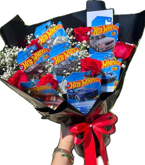 Hot Wheels x Flor Hermosa Bouquets 🤝🏻🏁 #florhermosabouquets #nationalbffday #hotwheels #forhim #custombouquet #instaflowers #explorepage | Instagram Hot Wheels Bouquet, Car Bouquet, National Bff Day, Lighting Mcqueen, Boo Basket, Custom Bouquet, Hot Wheels Cars, On October 3rd, Bouquets