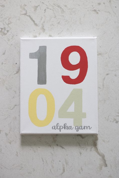 Alpha Chi Canvas Ideas, Kappa Delta Painted Canvas, Neutral Sorority Canvas, Alpha Gam Paintings, Sorority Canvas Paintings Delta Zeta, Alpha Gamma Delta Canvas Paintings, Canvas Sorority Ideas, Simple Sorority Canvas, Chi Omega Paintings Canvases