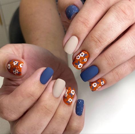 September Nails Art, September Nail Ideas, Early Fall Nails, Summer Manicures, Rodeo Nails, Fall Thanksgiving Nails, September Nails, Thanksgiving Nails, Welcome Fall