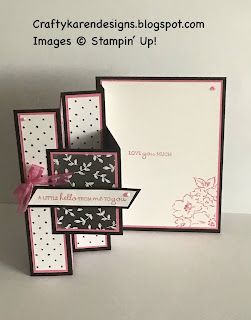 craftykarendesigns: Beautifully Penned - Z Fold - Accordion - Fun Fold Card Accordion Cards Template, Z Cards, Accordion Cards, Folding Cards, Bridge Card, Card Folds, Pink Cards, Fold Cards, Fancy Fold Cards