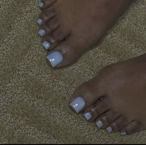 Blue Toes, Gel Toe Nails, Weak Nails, Acrylic Toes, Toe Nail Color, Acrylic Toe Nails, Pretty Toe Nails, Cute Toe Nails, Pedicure Designs