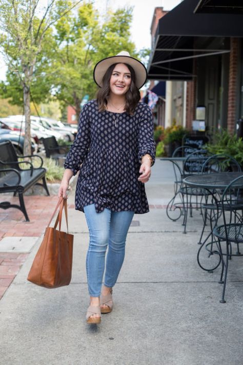 Skirt over jeans