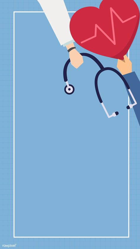 Doctor and hospital themed phone background vector | premium image by rawpixel.com / Kappy Kappy Medical Frame, Checkup Medical, Nurses Week Quotes, Hospital Icon, Medical Posters, Medical Wallpaper, Medical Background, Medical Icon, Web Design Resources