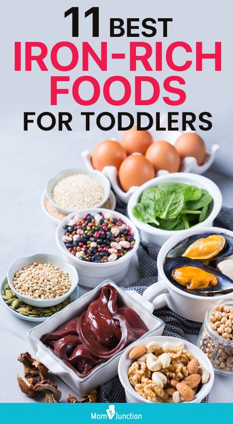 Iron Rich Side Dishes, Iron Foods For Toddlers, Foods That Have Iron, Good Iron Foods, High Iron Diet, Iron Rich Baby Food, Iron Rich Smoothie, Foods For Toddlers, Iron Diet