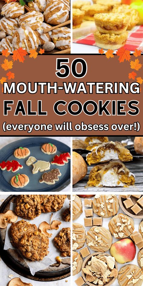 Cute Fall Baking, Sweet Treats To Sell, November Cookies, Cookie Ideas Decorated, Cookie Recipes Fall, Easy Cookie Decorating Ideas, Fall Desserts Cookies, Fall Cookie Ideas, Fall Treat Ideas