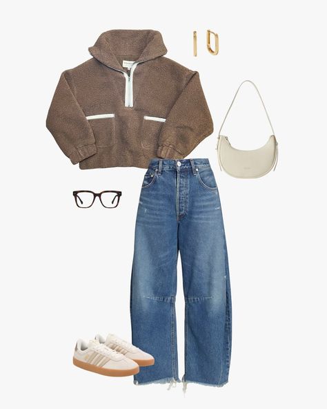 style guide for a few of our pieces in our 30% off sale! save for some inspo 🫶🏼 • • #blackfriday #blackfridaysale #styleinspo #styleguide #sale #styleinspiration #style Sherpa Outfit, Fleece Jacket Outfit, Cozy Winter Outfit, Casual Winter Outfit, Barrel Jeans, Cozy Winter Outfits, Jeans Outfits, Wardrobe Update, Jacket Outfit