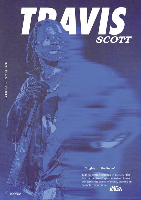 "I'm not trying to be this rap guy. I'm not trying to be this rock guy. I'm just trying to be me." #ArtPoster #Art #TravisScott #Poster #Rapper #Selfmade #Imaginatrix Poster Prints Rappers, Drake Poster Aesthetic Room, Travis Scott Posters For Room, Travis Scott Aesthetic Poster, Dark Posters For Room, Trendy Photo Wall Pictures, Rap Poster Design, Rap Posters Bedroom, Blue Graphic Poster