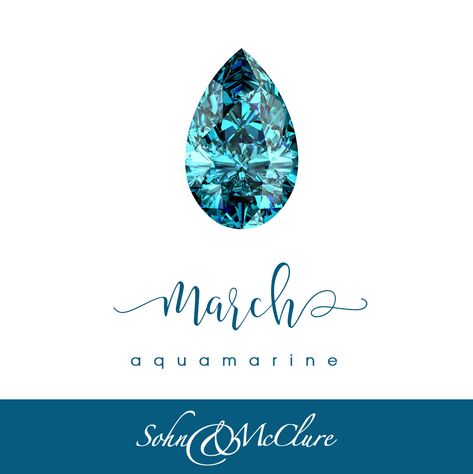 💎💙💎 Happy Birthday March! Aquamarine, is your birthstone. It has a rich, mesmerizing color that ranges from pale to deep blue and is reminiscent of the sea.  💙💎💎  ---------------------------------- #sohnandmcclure #aquamarine #march #birthstone #jewelry #charlestonsc #chs March Birthstone Jewelry, Celebrate Life, March Birthstone, March Birth Stone, Charleston Sc, Birthstone Jewelry, Celebration Of Life, Deep Blue, Aquamarine