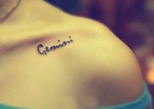 Gemini Tatoos, Gemini Tattoos, Leo Constellation Tattoo, Gemini People, Letters Tattoo, Gemini Tattoo Designs, Pretty Tattoo, Free Tattoo Designs, Gemini Tattoo