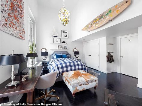 EXCLUSIVE: Kelly Bensimon opens the doors to her New York apartment Palladian Window, Kelly Bensimon, Loft Style Apartment, New York Home, Nyc Real Estate, Office Nook, Bright Apartment, New York Homes, Old Room