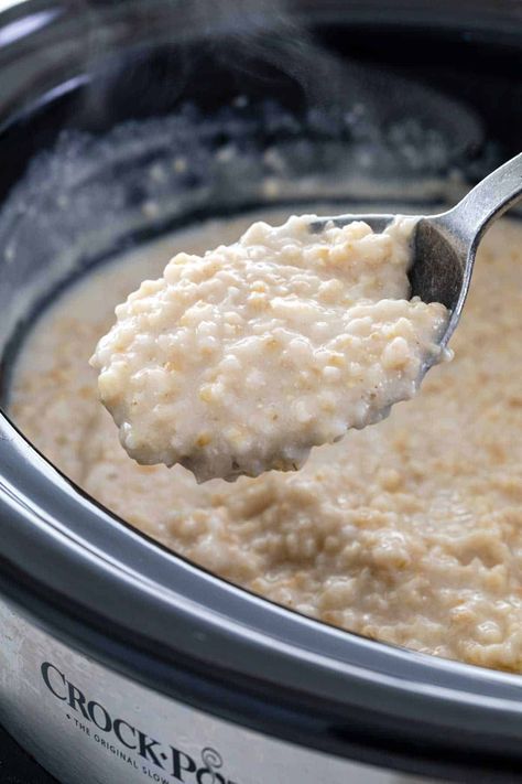 How to Cook Steel Cut Oats (4 Ways!) - Jessica Gavin Overnight Oats Steel Cut, Steal Cut Oats Recipes, Steel Cut Oats Slow Cooker, Steel Cut Oatmeal Crockpot, Steel Cut Oats Crockpot, Crockpot Oatmeal Overnight, Steel Cut Oatmeal Recipes, Steel Cut Oats Overnight, Crockpot Oatmeal