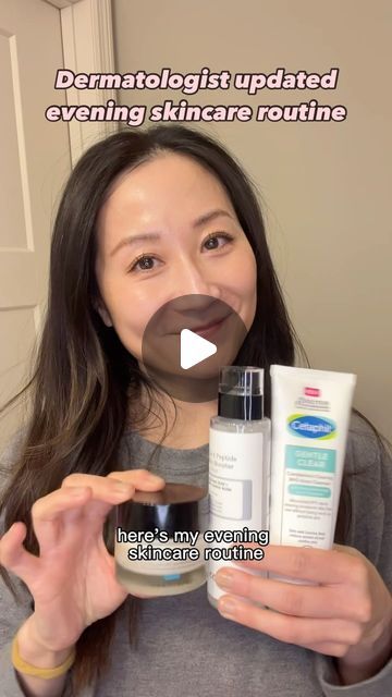 Jenny Liu, MD FAAD , Skincare expert on Instagram: "Evening anti-aging skincare routine: winter edition Products in this video: @Pyunkang Yul (편강율) cleansing balm @Cetaphil benzoyl peroxide cleanser @COSRX Official peptide booster @officialmedik8 liquid peptide serum Prescription 15% azelaic acid @AveneUSA Retrinal Serum @DERMASENSA vit K eye cream @SkinCeuticals advanced AGE interrupter What retinoid do you use for winter? #antiagingskincareroutine #eveningskincareroutine #winterskincareroutine #dermatologist #dermatologistskincareroutine #skincareroutine #skincaretips #layeringskincare #howtolayerskinproducts" Dermatologist Skin Care Routine, Benzoyl Peroxide Cleanser, Vit K, Peptides Skin Care, Evening Skin Care Routine, Pyunkang Yul, Antiaging Skincare Routine, Winter Skin Care Routine, Anti Aging Skincare Routine