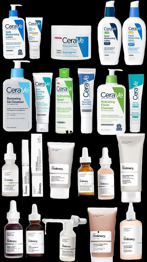 #cerave #ordinary #skincare Skincare Ordinary, Wonyoungism Tips, Cerave Skincare, Ordinary Skincare, Skin Care Basics, Face Skin Care Routine, Facial Lotion, Acne Skincare Routine, Perfect Skin Care Routine