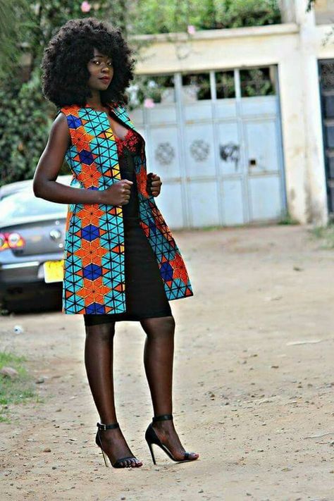 Ankara Throw Ons For Women, Throw Ons For Women, Kitenge Outfits, African Print Coat, Yellow Prints, Ankara Jackets, Kimono Set, African Tops, Africa Style