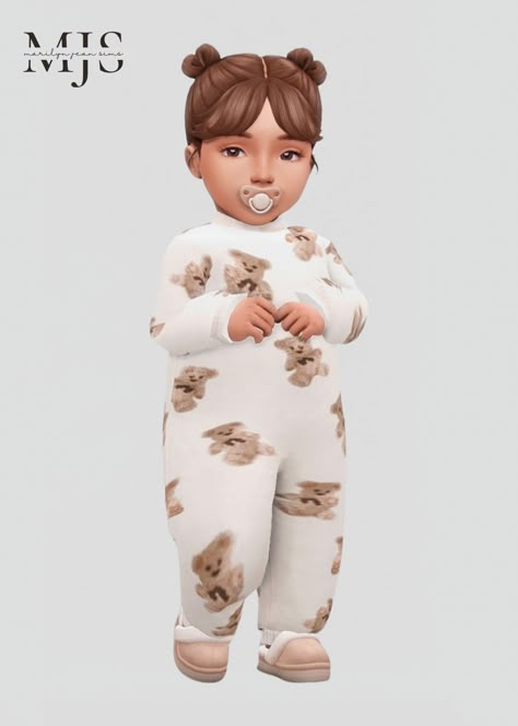 marilynjeansims — Child Fall Lookbook. by marilynjeansims ꨄ︎ 01.... Infant Onesies Sims 4, Sims Pyjama Cc, Infants Mods Sims 4, Hair For Infants Sims 4, Sims 4 Cc Infant Onesie, Cc For Infants Sims 4, Sims Pyjamas, Infant Sims 4 Cc Skin, Infant Skin Cc Sims 4