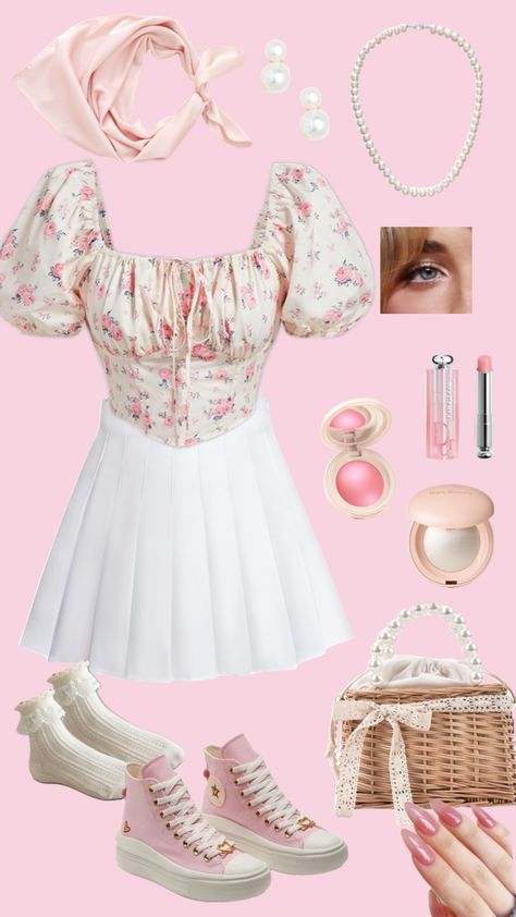 #fashion #fashioninspo #fashionaesthetic #outfit #outfitaesthetic #outfitboard #fairycore #cottagecore #cottagecoreaesthetic #pink #pinkoutfitinspo Pink Cottagecore Aesthetic Outfits, Cottagecore Aesthetic Outfits, Fairycore Outfit, Pink Cottagecore, Cottagecore Outfit, Cottagecore Outfits, Fairycore Cottagecore, Evening Dress Fashion, Fashion Wishlist