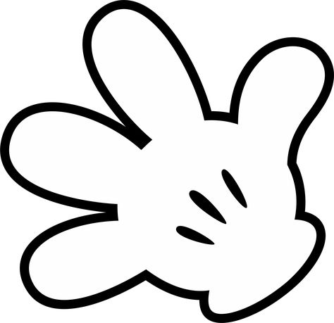 Mano de Mickey Mouse Abierta Free Mickey Mouse Printables, Mickey Mouse Template, Γενέθλια Mickey Mouse, Mickey Mouse Classroom, Mickey Mouse Gloves, Mickey Mouse Printables, Mickey Mouse Clipart, Mickey Mouse Png, Mickey Mouse Shoes