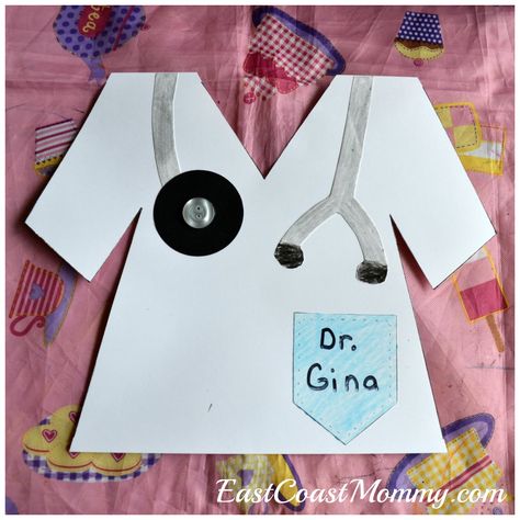 Doctor Art Activities For Preschool, Doctor Art Preschool, Doctor Crafts For Toddlers, Doctor Crafts For Preschool, Teddy Bear Clinic, Preschool Crafts For Kids, Doctor Craft, Doctor Art, Art Preschool