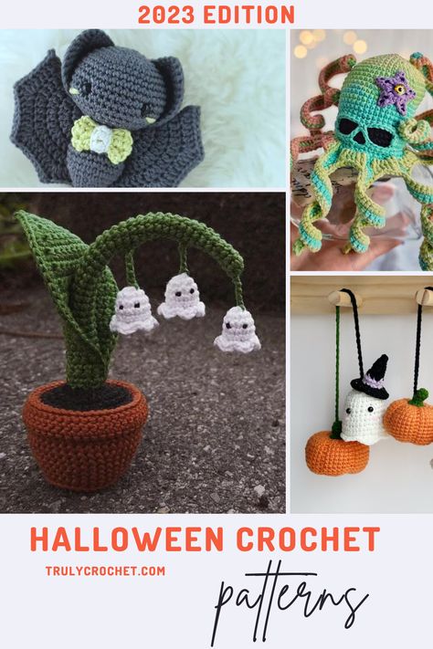 Get ready for a spook-tacular crochet adventure with our collection of 12 Halloween Amigurumi Crochet Patterns! Dive into the world of whimsical and eerie creatures as you craft your way to a hauntingly adorable Halloween. From ghostly ghouls to cute and creepy critters, these patterns will inspire your creativity and add a touch of handmade charm to your spooky season décor. Click to view the patterns. Crochet Amigurumi Free Patterns For Beginners Tutorials, Crochet Impkins Patterns Free, Creepy Halloween Crochet Patterns, Creepy Amigurumi Free Crochet, October Crochet Patterns, Beautiful Crochet Ideas, Halloween Crochet Decor Patterns, Crochet Free Patterns Beginner, Diy Crochet Decor