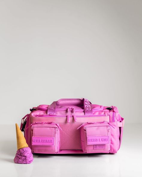 What’s Your Favorite Flavor 💜💚💛 #wolfpak NEVER AVERAGE ALWAYS A WOLF Cute Duffle Bag, Duffle Bag Pink, 35l Backpack, Molle Straps, Mini Duffle Bag, Range Bag, Dog Patch, Buddy Workouts, Gym Mats