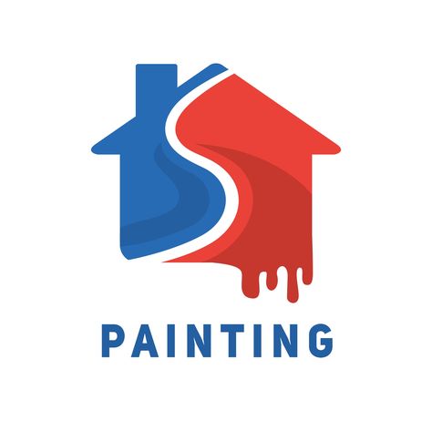 Painting Company Logo, Paint Logo Design, Painter Logo, Dulux Paint Colours, Paint Logo, Logo Design Illustration, Painting Logo, Dulux Paint, House Painter