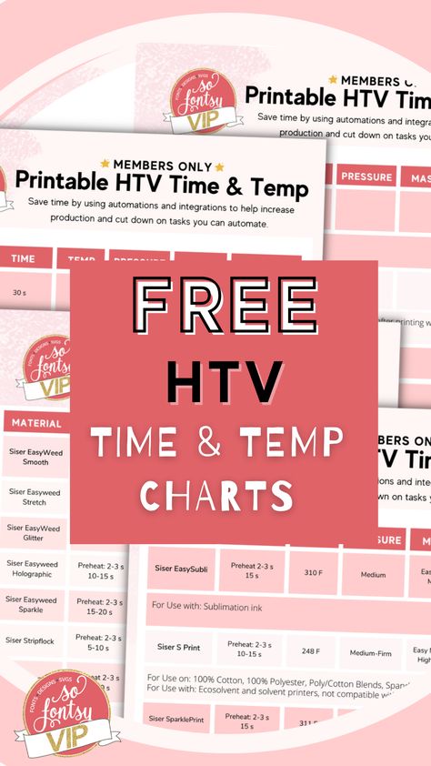 Htv Heat Press Chart, Vinyl Temperature Settings, Heat Transfer Vinyl Temperature Guide, Htv Care Instructions Printable Free, Htvront Heat Press Temperature Guide, Htv Temperature Guide, Sublimation Cheat Sheet Free, Sublimation Temperature Chart, Heat Transfer Vinyl Tutorial