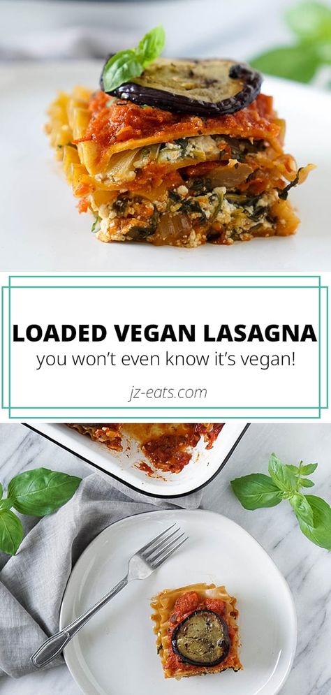 Tofu Lasagna, Vegan Lasagna Recipe, Tofu Ricotta, Vegan Lasagna, Lasagna Noodles, Veggie Lasagna, Vegetable Lasagna, Vegan Pasta, Lasagna Recipe