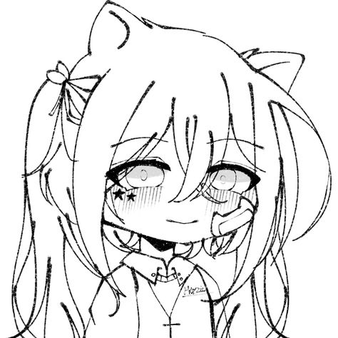 Gacha Lineart Brush, Not Nice, Manga Coloring Book, Anime Lineart, Gacha Edit, Me First, Cute Easy Drawings, Coloring Book Art, Cute Coloring Pages