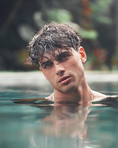 Going for a swim - #Bali Male Portrait Poses, Pool Photography, Mens Photoshoot Poses, 얼굴 그리기, Pose Fotografi, Men Photoshoot, Man Photography, Beach Photography Poses, Men Photography