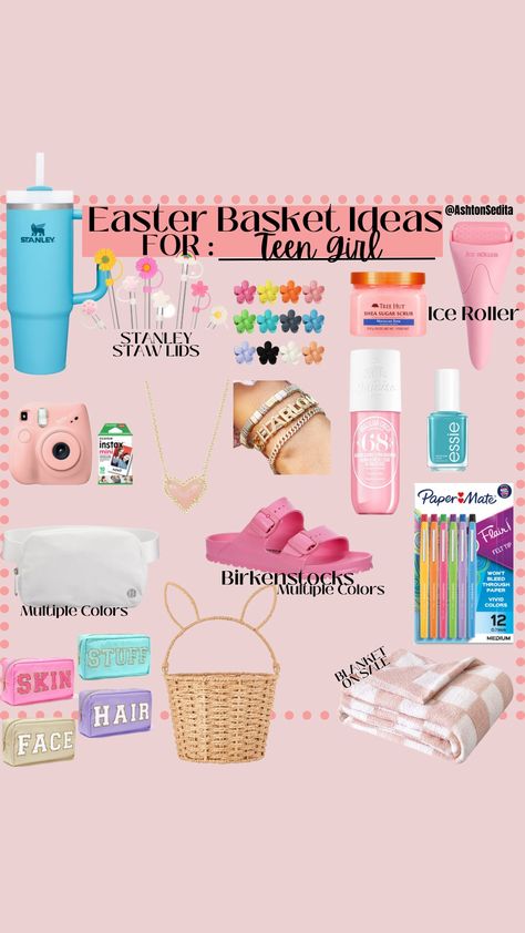 I hope my collages and video help you find some inspiration this Easter season. If you never want to miss one of my recent seasonal finds or ON SALE scores… make sure you are following me on LTK! #easterbasket #gifts #seasonalgifts #girlgifts #momgifts #mothersday #boygifts #teengifts #teengirlgifts #teenboygifts #dadgifts #forhim #forher #fathersdaygifts Easter Teens, Easter Basket Gift Ideas, Teen Easter Basket, Easter Basket Themes, Basket Gift Ideas, Making A Gift Basket, Creative Easter Baskets, Best Gift Baskets, Girls Easter Basket