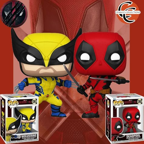 The long awaited dynamic duo is coming to theaters this July!! To celebrate these two on the big screen together, Funko is dropping new Wolverine and Deadpool vinyl figures. Capturing the fierceness and foolishness of the two, don’t miss your chance to grab yours! 🗓️ Release date: est. July ‘24 Will you be adding these to your collection? Interested in ordering some? Contact us today! 😁🙏🏻 🛍️ Shop now at ChangzCollectionz.com ⭐️ Like, follow, save, and share for more updates! ⭐️ 📦Safe an... Deadpool Merchandise, Deadpool Funko Pop, Wolverine And Deadpool, Marvel Merch, Harry Potter Funko Pop, Funko Pop Toys, Pop Toys, Funko Pop Marvel, Pop Marvel