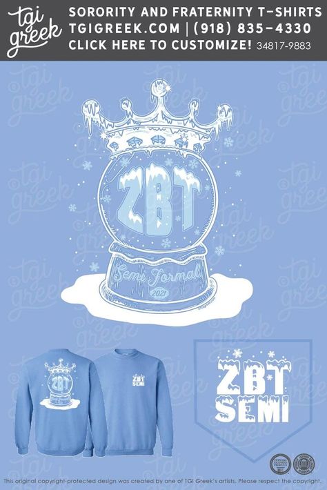 Snow Crown, Formal Sorority, Fraternity Tshirts, Sorority Formal, Sorority Pr, Fraternity Shirts, Fraternity Apparel, Greek Sorority, Delta Gamma