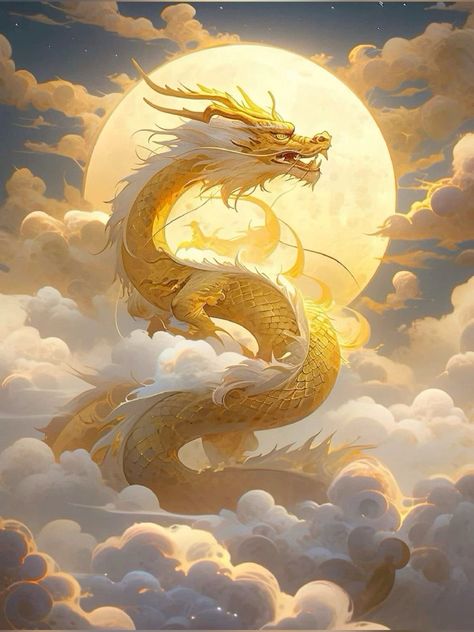 Candy Chong Buddhist Art Drawing, Fantasy Wizard, Yellow Dragon, Dragon Artwork Fantasy, Dragon Images, Dragon Illustration, Dragon Pictures, Desenho Tattoo, Dragon Artwork