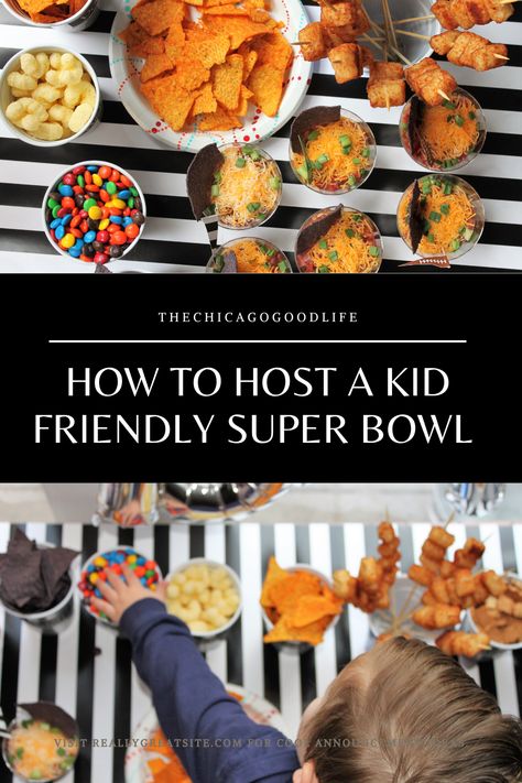 Easy Super Bowl Party Food Simple, Super Bowl Kids, Superbowl Party Food Easy, Kid Friendly Party, Easy Super Bowl, Super Bowl Food Healthy, Healthy Superbowl, Superbowl Appetizers, Party Snack Food