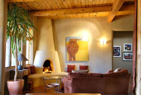 Southwestern Interior Design Ideas - Southwestern Decorating Ideas - Southwestern Decorating Style.  #southwestern #desert #interior #style #ideas #repin #traditional Chimeneas Ideas, Mexican Chimeneas, Mexican Fireplace, Mexican House Interior, Mexican Room, Southwestern Interior Design, Southwest Interior Design, Southwest Interiors, Southwest Interior