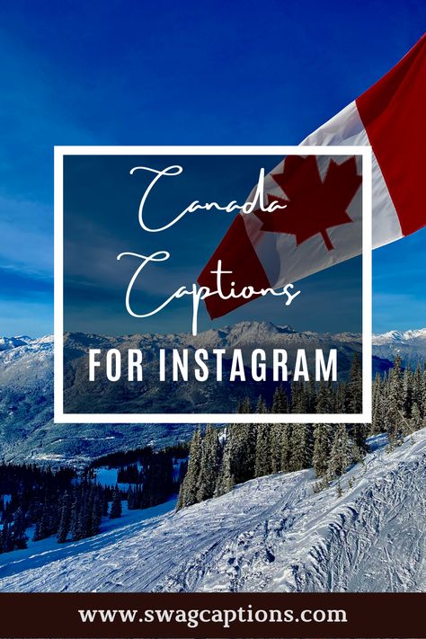 Looking for some inspiration for your next Canada-themed Instagram post? Check out our list of the best Canada captions and quotes! From funny quips to patriotic statements, we've got you covered. So go ahead and show your Canadian pride with a post that will make everyone jealous! #canadacaptions #canadaquotes #canada #usa #toronto #ontario #australia #uk #love #photography #vancouver #nature #london #india #montreal #germany #newyork #travel #alberta #instagram #quebec #instagood #fashion Canada Captions Instagram, Canada Puns, Vancouver Nature, Canadian Quotes, Canada Quotes, Travel Alberta, Best Captions, Canada Photos, Happy Canada Day