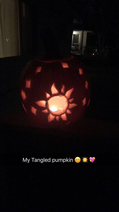 Tangled Disney Pumpkin Disney Pumpkin Designs, Princess Pumkins Carving, Repunzle Pumpkin Carving, Winnie The Poo Pumpkin Carving, Cool Pumpkin Carving Ideas Disney, Tangled Sun Pumpkin Carving, Repunzal Pumpkin Carving, Tangled Rapunzel Pumpkin Carving, The Lorax Pumpkin Carving