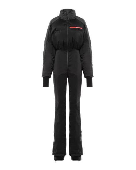 Prada Ski Jacket, Snow Jumpsuit, Ski Jumpsuit, The Goose, Sustainable Manufacturing, Ski Suit, Ski Suits, Airport Fashion, Ski Boots