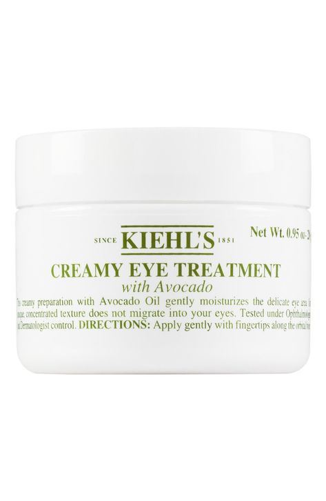 Kiehls Skincare, Hydrating Eye Cream, Brightening Eye Cream, Body Treatments, Eye Area, Avocado Oil, Eye Care, Eye Cream, Jojoba Oil